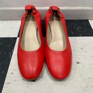 Everlane Red Block Heel